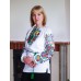 Embroidered blouse "Morning Bouquet"